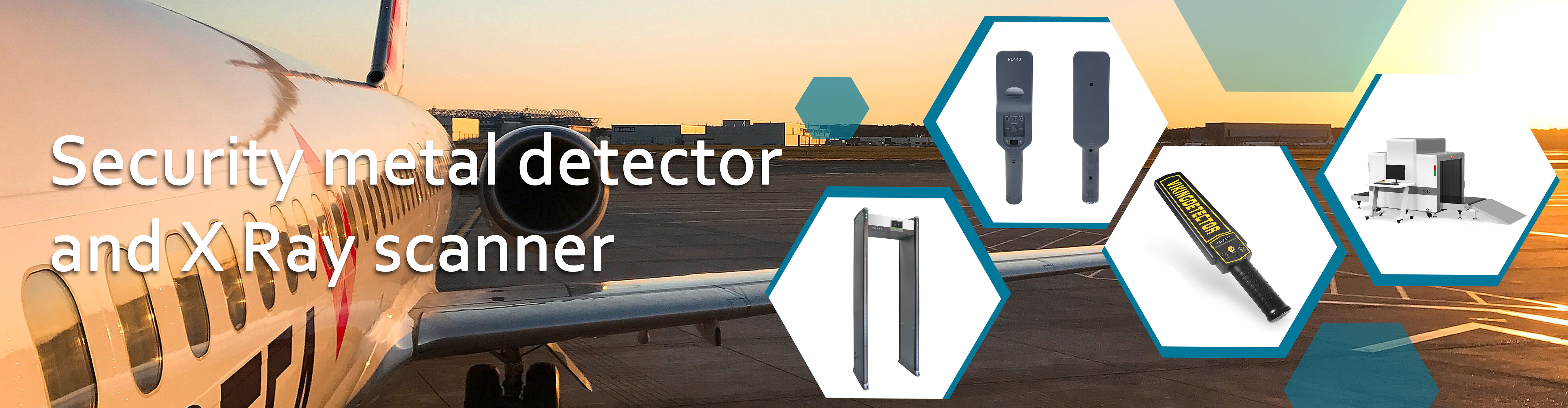 security metal detector and x ray scanner