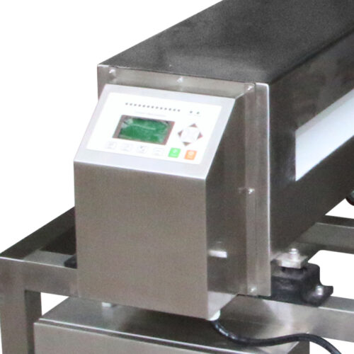 metal scanner on conveyor