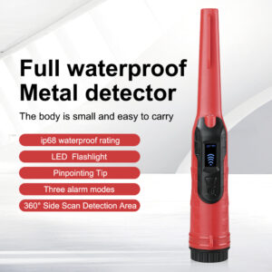 1 300x300 LED display hand held waterproof pinpointer metal detector