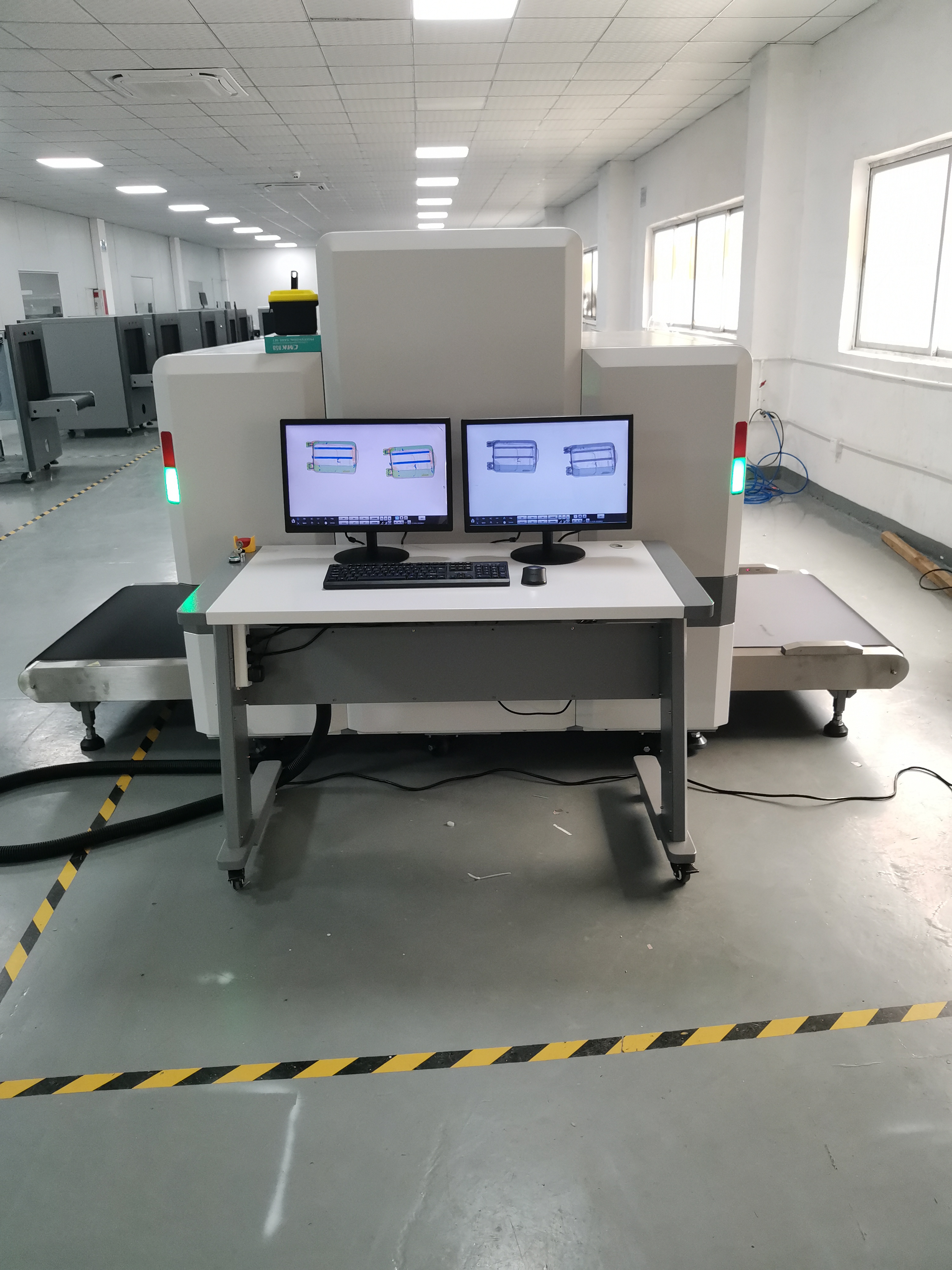 Customized cargo inspection x ray luggage scanner machine