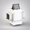<h2>VKJ-5332 Detachable Portable X-Ray Baggage Scanner</h2> <p>The VKJ-5332 is a detachable, space-saving X-ray baggage scanner designed for luggage, parcels, and goods in locations where installation space is limited. Its compact structure can be separated for table-top or flexible placement, providing practical inspection capability without the footprint of a conventional full-size scanner.</p> <h3>Key features</h3> <ul><li>Detachable structure for flexible transport, placement, and installation.</li><li>531 × 332 mm inspection tunnel for luggage and parcels.</li><li>24 mm steel penetration at 100 kV and 40 AWG wire resolution.</li><li>Top-to-bottom X-ray generation with adjustable 0.4–0.7 mA tube current.</li><li>Color/black-and-white, organic/inorganic, enhancement, grayscale, restoration, zoom, high/low energy, playback, and image storage functions.</li><li>Optional multi-color viewing and assisted image recognition functions.</li><li>One-key shutdown, high-density alert, self-diagnosis, ergonomic image review, and radiation shielding designed for compliant installation.</li></ul> <h3>Technical specifications</h3> <table><tbody><tr><th>Dimensions</th><td>1024 × 759 × 812 mm (L × W × H)</td></tr><tr><th>Tunnel size</th><td>531 × 332 mm (W × H)</td></tr><tr><th>Conveyor speed</th><td>0.20 m/s</td></tr><tr><th>Weight</th><td>102 kg</td></tr><tr><th>Penetration</th><td>24 mm steel plate at 100 kV</td></tr><tr><th>Wire resolution</th><td>40 AWG</td></tr><tr><th>Penetration resolution</th><td>24 AWG</td></tr><tr><th>Spatial resolution</th><td>Horizontal and vertical Φ1.0 mm</td></tr><tr><th>X-ray generator</th><td>Top-to-bottom; 100 kV; 0.4–0.7 mA adjustable</td></tr><tr><th>Cooling and duty cycle</th><td>Sealed oil cooling; 100%</td></tr><tr><th>Power supply</th><td>AC 220 V, 50 Hz</td></tr><tr><th>Power consumption</th><td>0.45 kVA</td></tr><tr><th>Storage</th><td>More than 100,000 images</td></tr></tbody></table> <h3>Applications</h3><p>Suitable for reception areas, offices, hotels, schools, exhibitions, cultural venues, small logistics points, and other commercial locations with restricted installation space.</p>缩略图 <h2>VKJ-5332 Detachable Portable X-Ray Baggage Scanner</h2> <p>The VKJ-5332 is a detachable, space-saving X-ray baggage scanner designed for luggage, parcels, and goods in locations where installation space is limited. Its compact structure can be separated for table-top or flexible placement, providing practical inspection capability without the footprint of a conventional full-size scanner.</p> <h3>Key features</h3> <ul><li>Detachable structure for flexible transport, placement, and installation.</li><li>531 × 332 mm inspection tunnel for luggage and parcels.</li><li>24 mm steel penetration at 100 kV and 40 AWG wire resolution.</li><li>Top-to-bottom X-ray generation with adjustable 0.4–0.7 mA tube current.</li><li>Color/black-and-white, organic/inorganic, enhancement, grayscale, restoration, zoom, high/low energy, playback, and image storage functions.</li><li>Optional multi-color viewing and assisted image recognition functions.</li><li>One-key shutdown, high-density alert, self-diagnosis, ergonomic image review, and radiation shielding designed for compliant installation.</li></ul> <h3>Technical specifications</h3> <table><tbody><tr><th>Dimensions</th><td>1024 × 759 × 812 mm (L × W × H)</td></tr><tr><th>Tunnel size</th><td>531 × 332 mm (W × H)</td></tr><tr><th>Conveyor speed</th><td>0.20 m/s</td></tr><tr><th>Weight</th><td>102 kg</td></tr><tr><th>Penetration</th><td>24 mm steel plate at 100 kV</td></tr><tr><th>Wire resolution</th><td>40 AWG</td></tr><tr><th>Penetration resolution</th><td>24 AWG</td></tr><tr><th>Spatial resolution</th><td>Horizontal and vertical Φ1.0 mm</td></tr><tr><th>X-ray generator</th><td>Top-to-bottom; 100 kV; 0.4–0.7 mA adjustable</td></tr><tr><th>Cooling and duty cycle</th><td>Sealed oil cooling; 100%</td></tr><tr><th>Power supply</th><td>AC 220 V, 50 Hz</td></tr><tr><th>Power consumption</th><td>0.45 kVA</td></tr><tr><th>Storage</th><td>More than 100,000 images</td></tr></tbody></table> <h3>Applications</h3><p>Suitable for reception areas, offices, hotels, schools, exhibitions, cultural venues, small logistics points, and other commercial locations with restricted installation space.</p>缩略图
